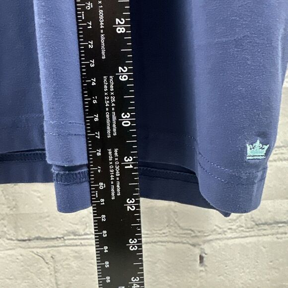 Peter Millar‎ Shirt Mens XXL Blue Seaside Wash Polo - Picture 6 of 10